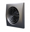 AURA 5C Gray metal, Вентилятор накладной AURA D125 обр.клапан Gray metal DICITI