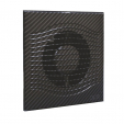 SLIM 4C black carbon Эра. Вентилятор осевой вытяжной с обр. клап. D 100, декоративный