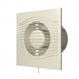 SLIM 4C Ivory, Вентилятор накладной SLIM D100 обр.клапан Ivory DICITI