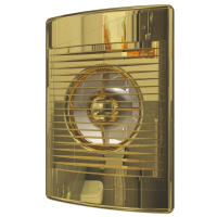 STANDARD 5C Gold Эра, Вентилятор осевой вытяжной с обратным клапаном D125, декоративный